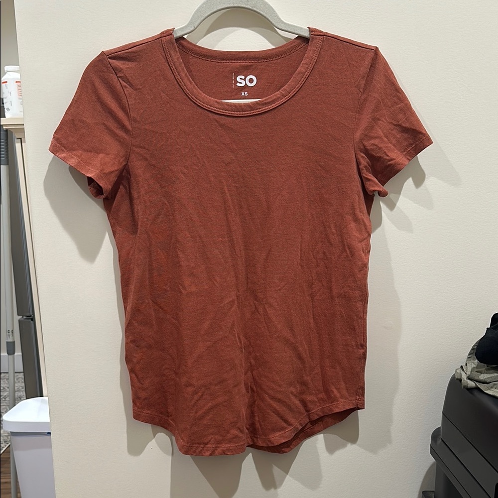 SO Clay colored Fitted Short Sleeve T-Shirt